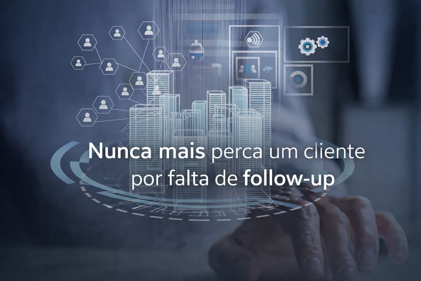 Fluxo de automação de follow-up imobiliário com mensagens automáticas no WhatsApp
